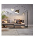 Clark Modern 3 Light Multi Arm Floor Lamp Black Matt-4