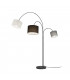 Clark Modern 3 Light Multi Arm Floor Lamp Black Matt-1