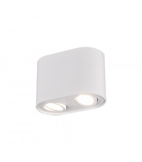 Cookie Modern 2 Light Surface Mounted Downlight White Matt-1
