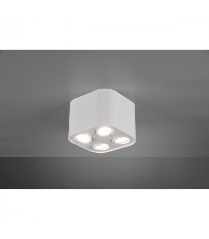 Cookie Modern 4 Light Surface Mounted Downlight White Matt-2