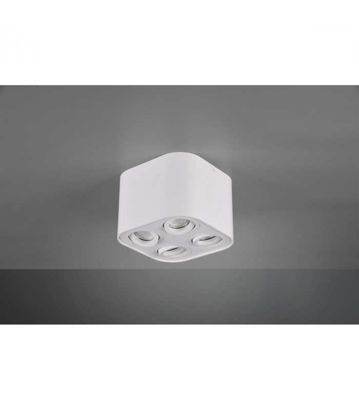Cookie Modern 4 Light Surface Mounted Downlight White Matt-3