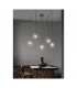 Cord Vintage 5 Light Cluster Pendant Ceiling Light Antique copper-4