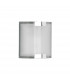 Divo Modern Flush Wall Lamp Chrome-1