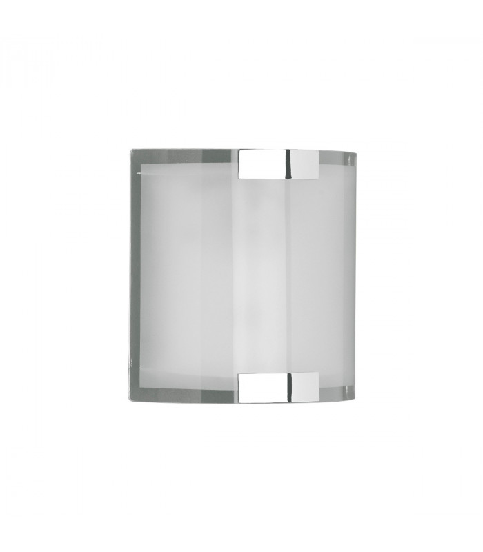 Divo Modern Flush Wall Lamp Chrome-1