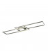 Ganado Modern RGBW LED 37W LED Semi Flush Light Nickel Matt 2700-6500K Remote control-1