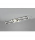 Ganado Modern RGBW LED 37W LED Semi Flush Light Nickel Matt 2700-6500K Remote control-2