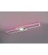 Ganado Modern RGBW LED 37W LED Semi Flush Light Nickel Matt 2700-6500K Remote control-3