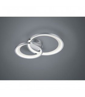 Granada Modern 29W LED Semi Flush Light Chrome 3000K-2