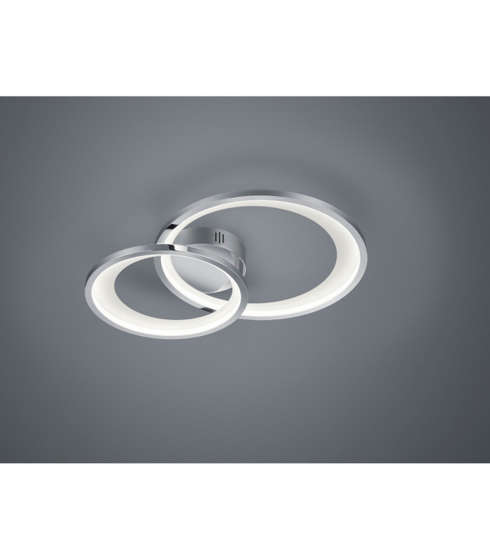 Granada Modern 29W LED Semi Flush Light Chrome 3000K-2