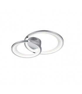 Granada Modern 29W LED Semi Flush Light Chrome 3000K-1