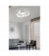 Granada Modern 36W LED Semi Flush Light Chrome 71cm 3000K-4