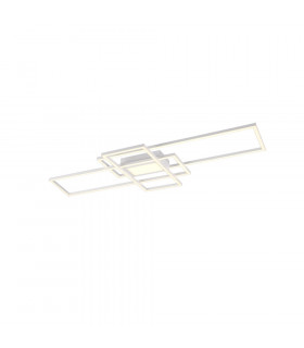 Irvine Modern 60W LED Semi Flush Light White Matt 3000-6500K Remote control-1