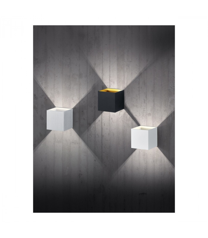 Louis Modern Up & Down Wall Lamp White Matt 3000K-3