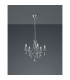 Lucerna Modern 5 Light Multi Arm Pendant Ceiling Light Chrome-2