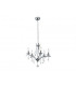 Lucerna Modern 5 Light Multi Arm Pendant Ceiling Light Chrome-1