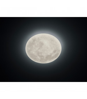 Lunar Modern 22W LED Semi Flush Light White 3000K Remote control-2