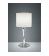 Nandor Modern 2 Light Table Lamp with Round Shade Nickel Matt 3000K-2