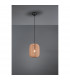 Runa Vintage 25cm Wire Frame Pendant Ceiling Light Black Matt-2