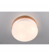 Seasons Modern 50cm 3 Light Cylindrical Ceiling Light Nickel Matt White Shade-3