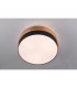 Seasons Modern 50cm 3 Light Cylindrical Ceiling Light Nickel Matt BlackShade-3