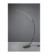 Bangkok Modern Arc Floor Lamp Black Matt 3000K with Footswitch-3