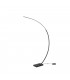 Bangkok Modern Arc Floor Lamp Black Matt 3000K with Footswitch-1