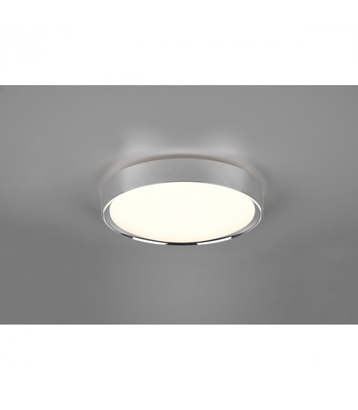 Clarimo Modern Bathroom Ceiling Light Chrome 3000K IP44-2