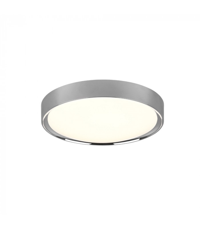 Clarimo Modern Bathroom Ceiling Light Chrome 3000K IP44-1