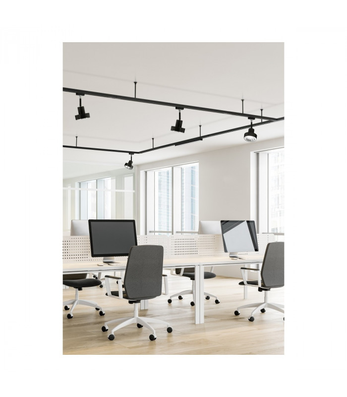 Duoline Modern 2 Light Track & Cable Light Black Matt - 702132-3