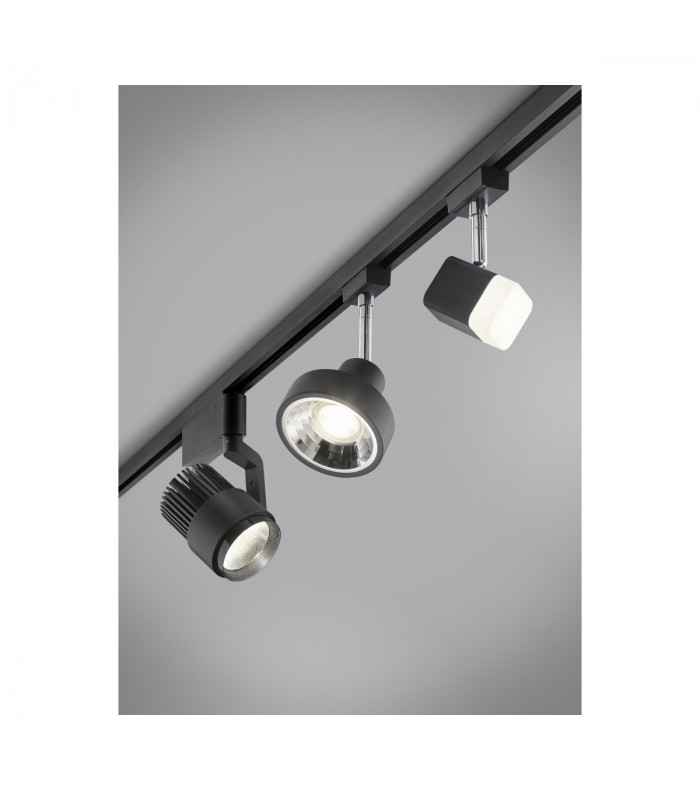 Duoline Modern Track & Cable Light Black Matt 2300-3000-4000K-6