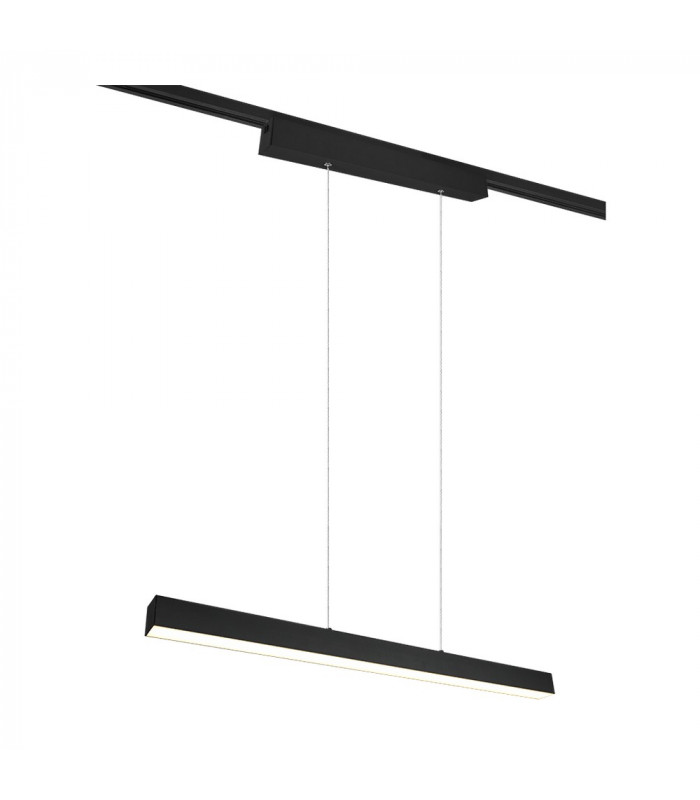 Duoline Modern Track & Cable Light Black Matt 3000K - 73043132-1