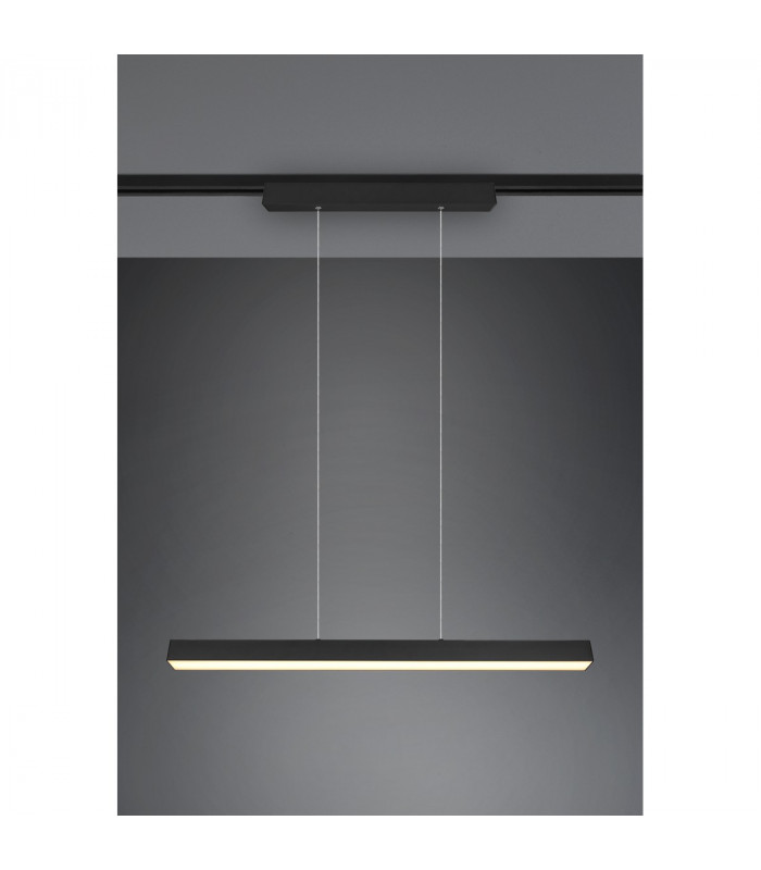 Duoline Modern Track & Cable Light Black Matt 3000K - 73043132-3