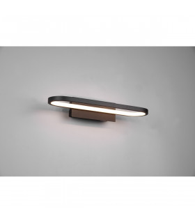 Gianni Modern 40cm Bathroom Wall Lamp Black Matt 3000K IP44-2