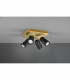 Marley Modern 4 Light Ceiling Spotlight Clusters Black Gold-3