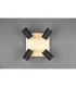 Marley Modern 4 Light Ceiling Spotlight Clusters Black Gold-4