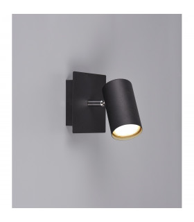Marley Modern Single Spotlight Black Matt-2