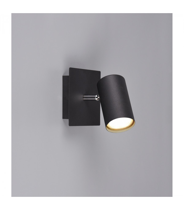 Marley Modern Single Spotlight Black Matt-2