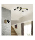 Marley Modern 5 Light Ceiling Spotlight Bar Black Gold-5