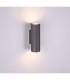Marley Modern 2 Light Up & Down Wall Lamp Black Matt-2