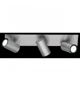 Marley Modern 3 Light Ceiling Spotlight Bar Nickel Matt-2