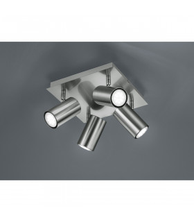 Marley Modern 4 Light Ceiling Spotlight Clusters Nickel Matt-2