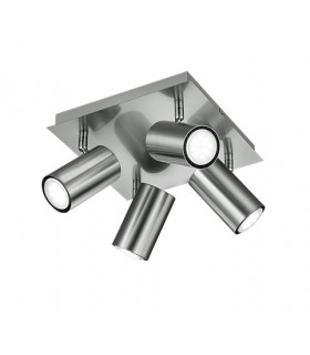 Marley Modern 4 Light Ceiling Spotlight Clusters Nickel Matt-1