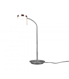 Monza Modern Desk Task Lamp Nickel Matt 2300-3000-4000K-1