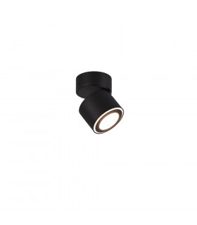 Taurus Modern Surface Mounted Downlight Black Matt 3000K-1