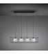 Gabbia Modern 4 Light Bar Pendant Ceiling Light Black Matt-4