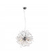 Gloria Modern 5 Light Pendant Ceiling Light Chrome-1