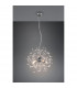 Gloria Modern 5 Light Pendant Ceiling Light Chrome-2