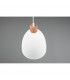 Jagger Modern 25cm Dome Pendant Ceiling Light White Matt-3