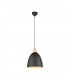 Jagger Modern 25cm Dome Pendant Ceiling Light Black Matt-1
