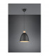 Jagger Modern 25cm Dome Pendant Ceiling Light Black Matt-2